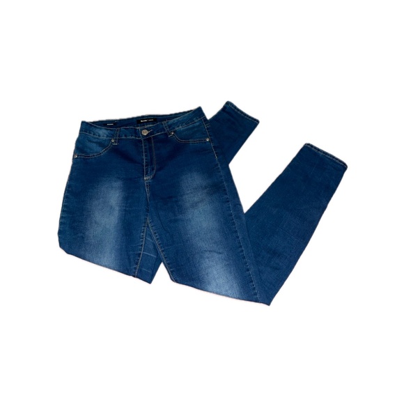 Bluenotes Dark Wash High Rise Leggings (30) - Picture 1 of 2